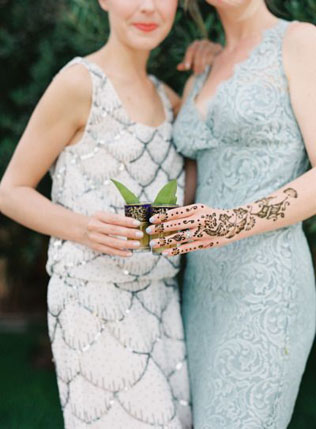 Вдохновение для невест: восточное искусство росписи мехенди 