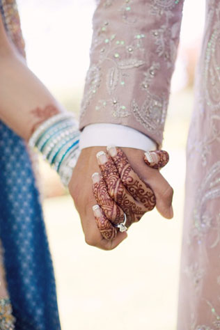 Вдохновение для невест: восточное искусство росписи мехенди 