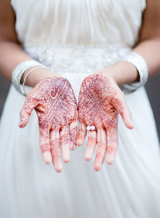 Вдохновение для невест: восточное искусство росписи мехенди 