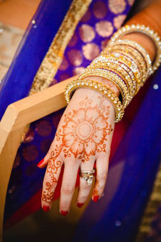 Вдохновение для невест: восточное искусство росписи мехенди 