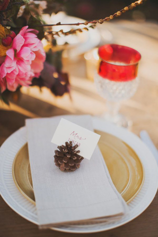 Свадьба в деталях: шишки в зимнем декоре 