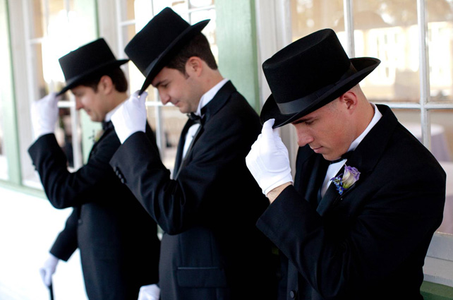 Дело в шляпе: головные уборы для жениха 