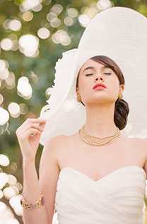 невеста в шляпке