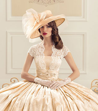 невеста в шляпке