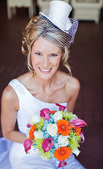 невеста в шляпке