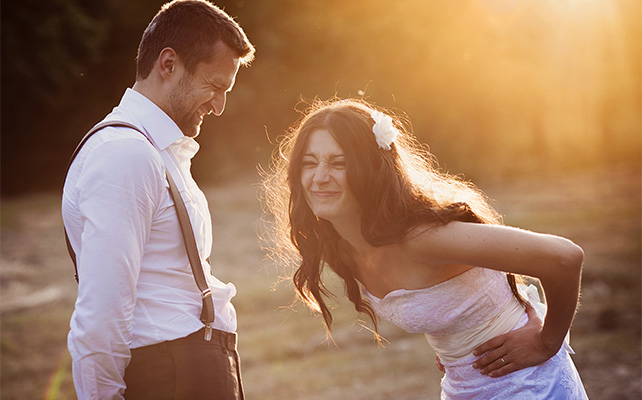 дурачиться на фотосессии на свадьбе