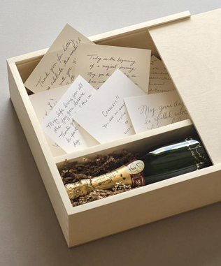  символическая свадебная церемония - винная церемония, ящик для хранения вина