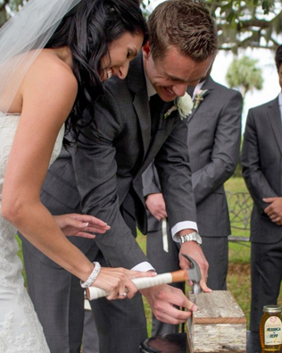  символическая свадебная церемония - письмо в будущее