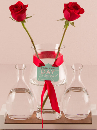 символическая свадебная церемония - церемония роз