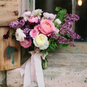 Душистая сирень: 35 идей для свадебного букета