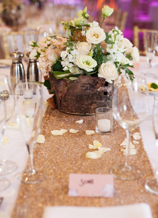 Стильные детали: текстурированные скатерти для свадьбы 