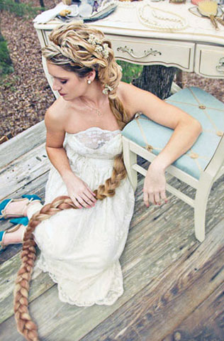 сказочная свадьба, образ невесты