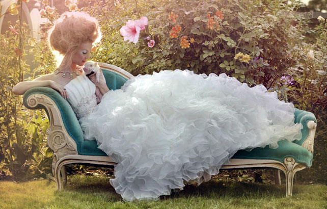сказочная свадьба, образ невесты