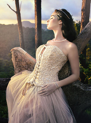 сказочная свадьба, образ невесты