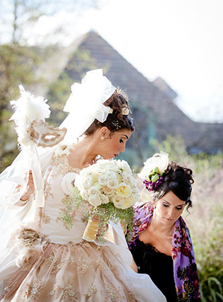 сказочная свадьба, образ невесты