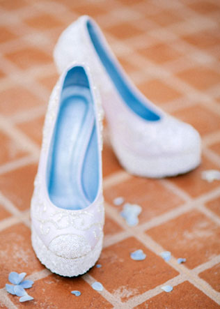 сказочная свадьба, туфли невесты