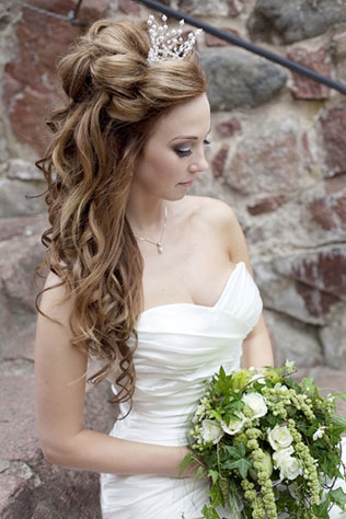 сказочная свадьба, невеста в короне