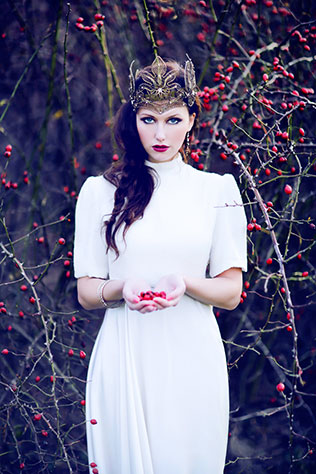 сказочная свадьба, невеста в короне