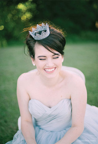 сказочная свадьба, невеста в короне