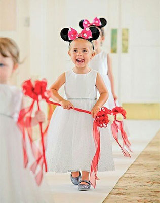 сказочная свадьба, цветочные девочки