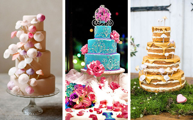 сказочная свадьба, торт