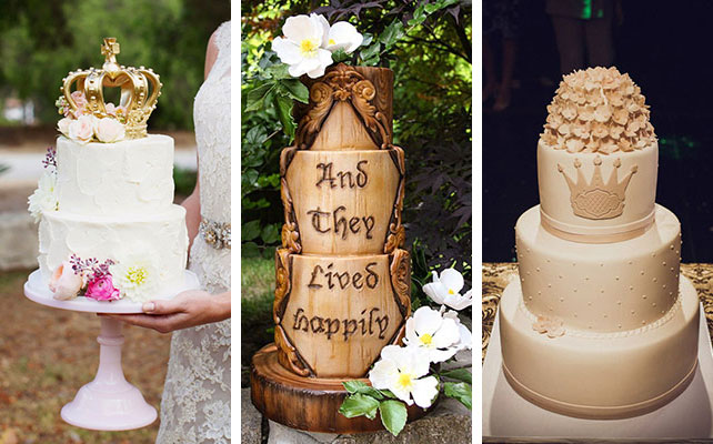 сказочная свадьба, торт