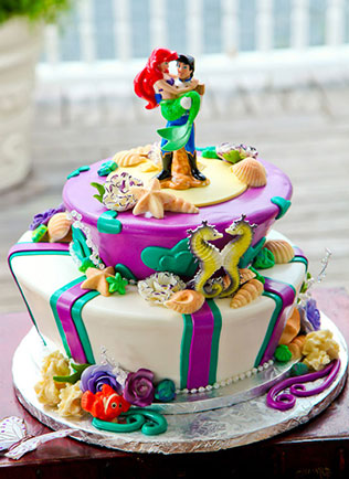 сказочная свадьба, торт