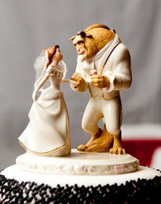 сказочная свадьба, фигурки на торт