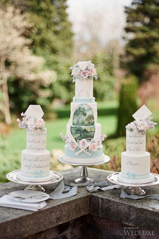 Сладкое трио: вдохновляющие примеры свадебных тортов 