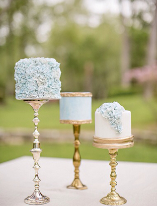 Сладкое трио: вдохновляющие примеры свадебных тортов 