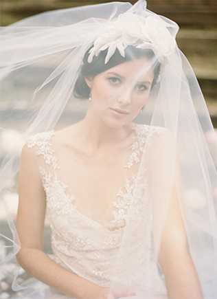 Цветочное вдохновение: сочетаем фату и венок невесты 