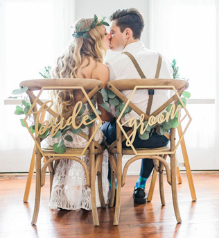 Свадебный тренд: соты и шестиугольники в декоре 