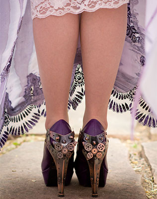 туфли невесты в стиле стимпанк