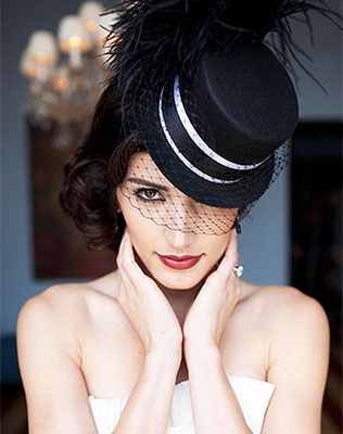 головной убор невесты в стиле стимпанк