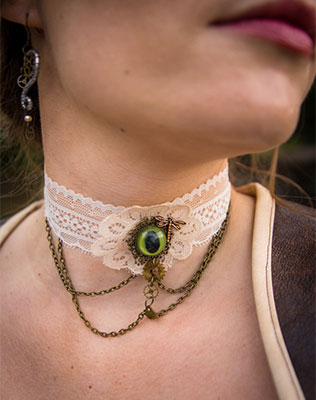 бижутерия невесты в стиле стимпанк