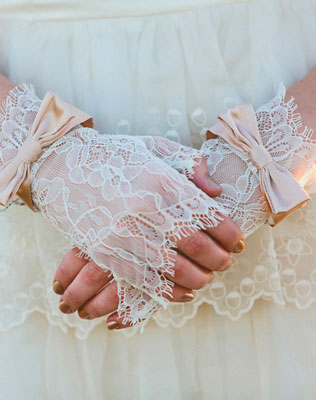 перчатки невесты в стиле стимпанк