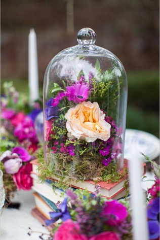 Свадьба в деталях: стеклянный колпак-клош 