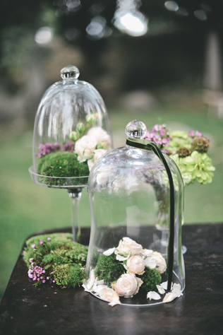 Свадьба в деталях: стеклянный колпак-клош 