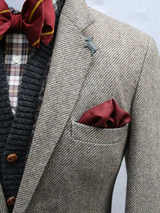 пиджак жениха из габардина