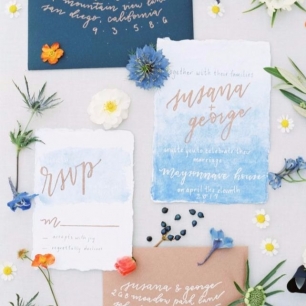 Вдохновение: самые красивые приглашения для летней свадьбы