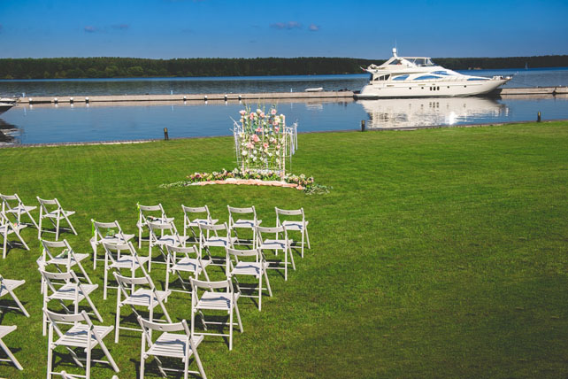 свадьба на яхте в Москве, площадка ШАТЕР БЕЛЫЙ ПАРУС