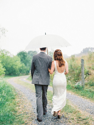 Романтика: свадьба под дождем 