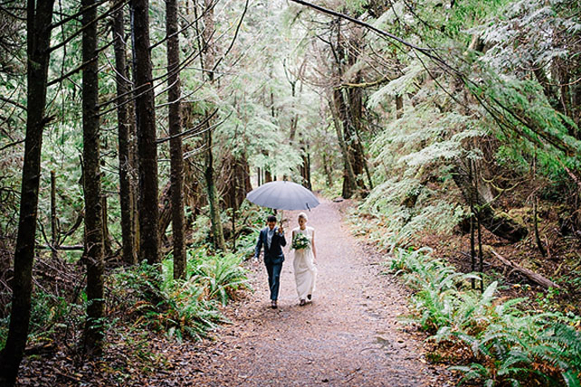 Романтика: свадьба под дождем 