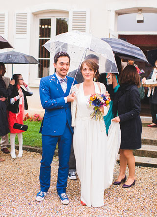 Романтика: свадьба под дождем 