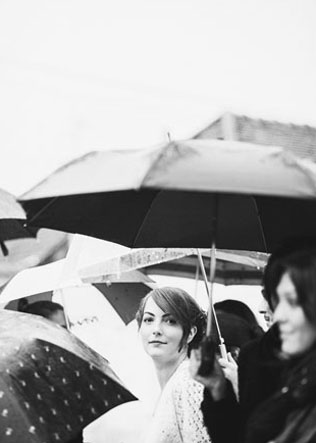 Романтика: свадьба под дождем 