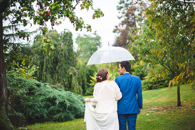 Романтика: свадьба под дождем 