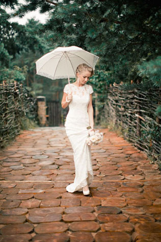 Романтика: свадьба под дождем 