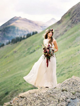 Свадьба в горах: 35 фото для вдохновения 
