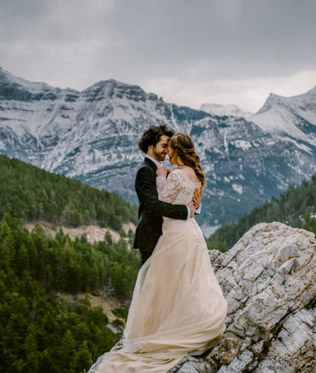 Свадьба в горах: 35 фото для вдохновения 