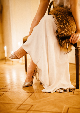 свадьба в стиле 1920-х годов, туфли невесты 